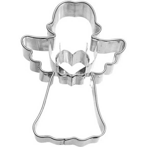 Angel with Heart Cookie Cutter