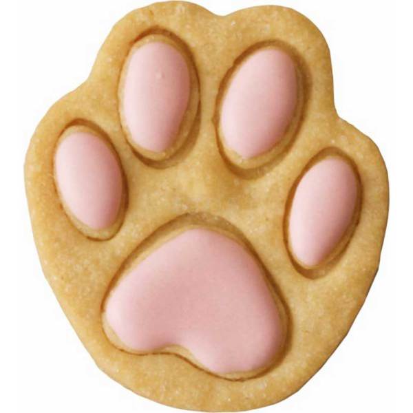 Small Dog Paw Cookie Cutter