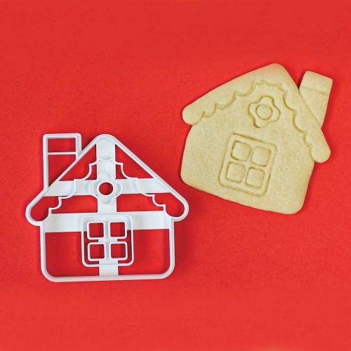 Gingerbread House Impression Cookie Cutter