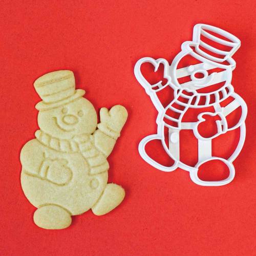 Frosty Snowman Impression Cookie Cutter