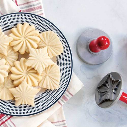 Pretty Pleated Cookie Stamps - Nordic Ware