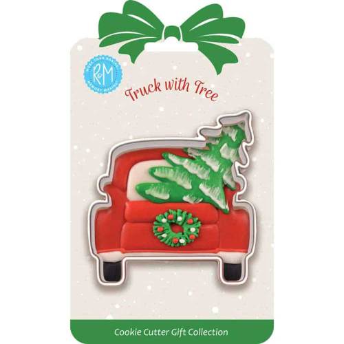 Truck With Tree Cookie Cutter Gift Carded