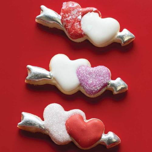 Mini Double Heart with Arrow Cookie Cutter