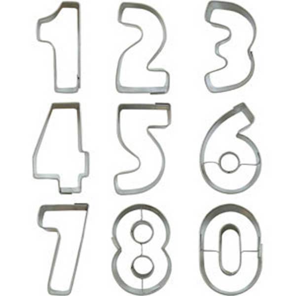 Numbers Cookie Cutter Set, Small