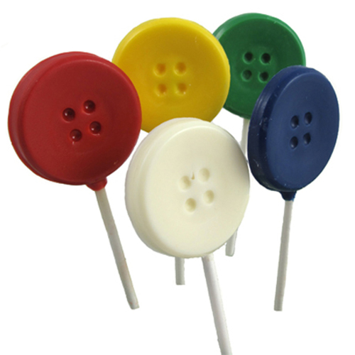 Lollipop Button Hard Candy Mold