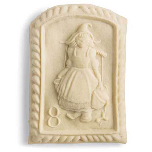8th Day of Christmas Maids Milking Cookie Mold