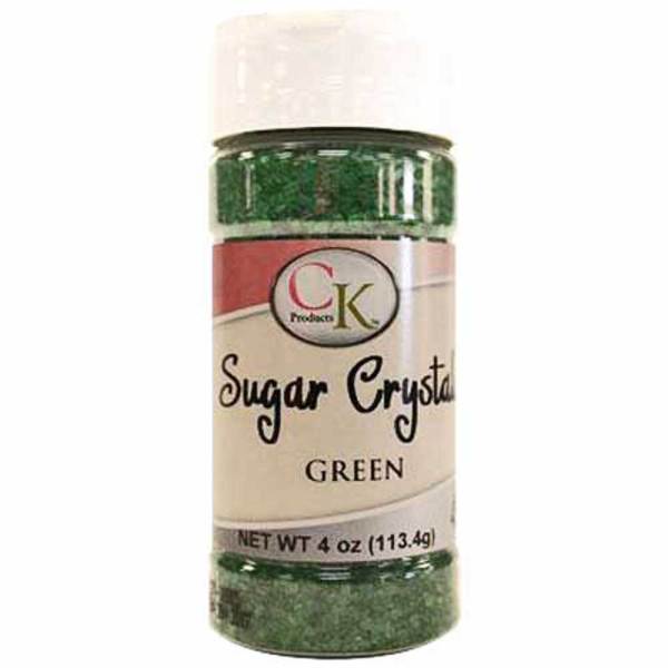 SOS!  Green Large Crystal Sparkling Sugar