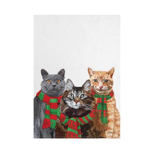 Cats In Scarves Towel