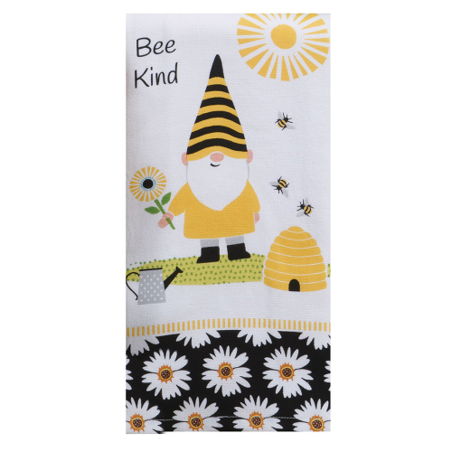 SALE!  Bee Kind Gnome Terry Towel