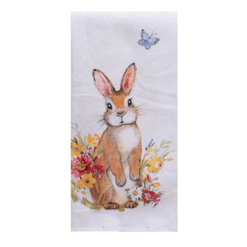 Curious Bunny Kitchen Towel