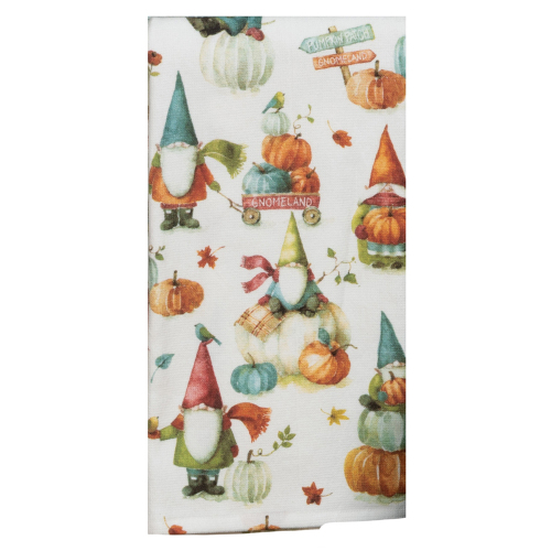 LTD QTY!  Allover Gnome Terry Towel
