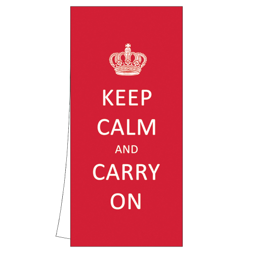 SALE!  Keep Calm & Carry On Kitchen Towel