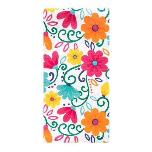 SALE!  Summer Fiesta Floral Kitchen Towel