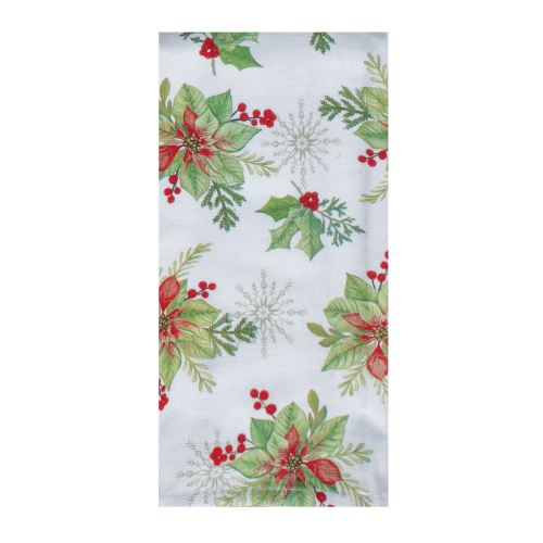 Winter Garden Floral Terry Towel