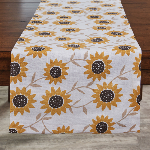 SALE!  Sunflower Print Table Runner