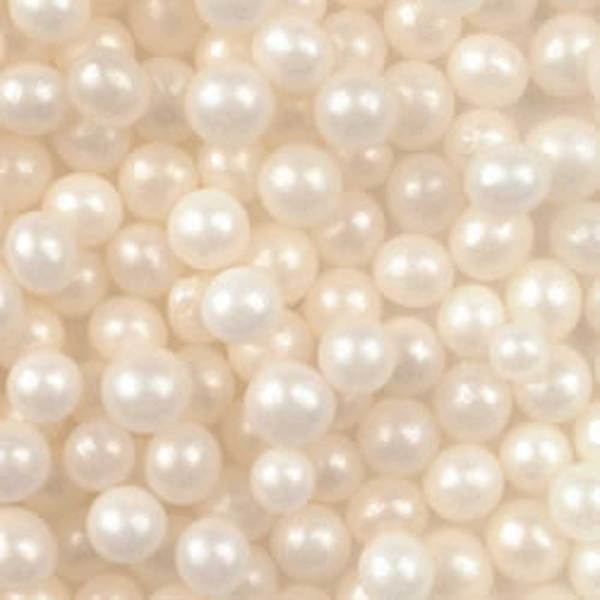 2 mm Edible Pearls Ivory