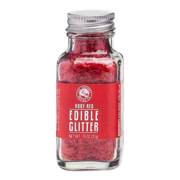 LTD QTY!  Ruby Red Edible Glitter