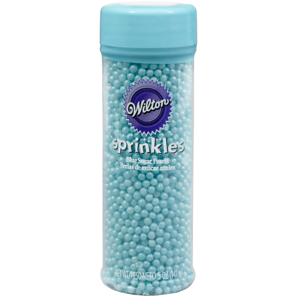3mm Blue Pearlized Sugar Pearls