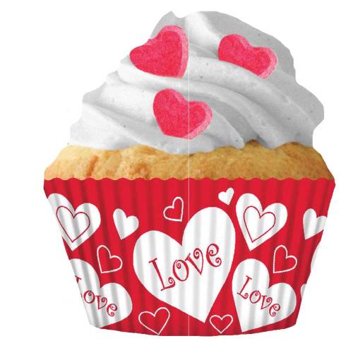 With Love Cupcake Liners