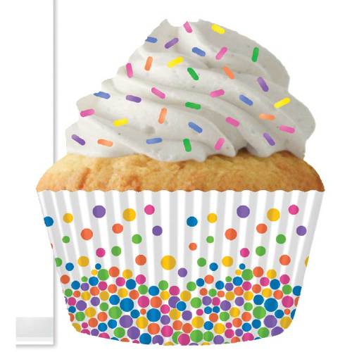 SOS!  Fun Dots Cupcake Liners