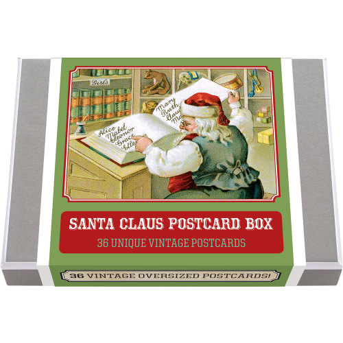 Santa Claus Postcard Box