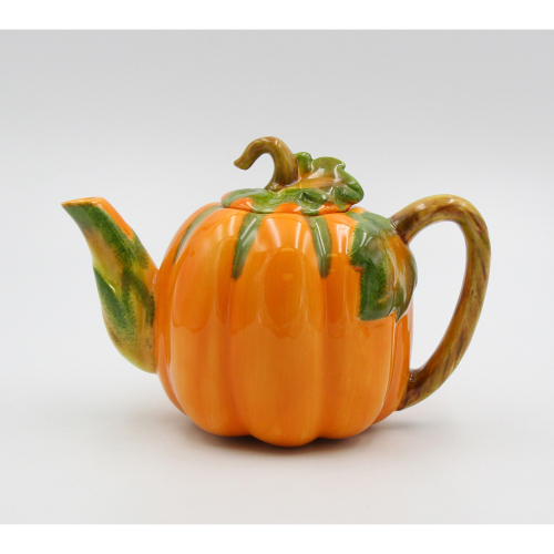 LTD QTY!  Autumn Pumpkin Teapot