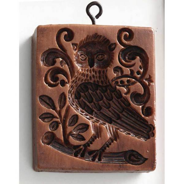 Baroque Owl Cookie Mold