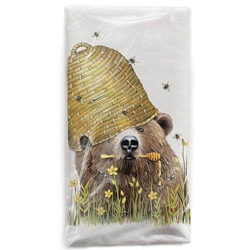 Honey Bear Flour Sack Towel