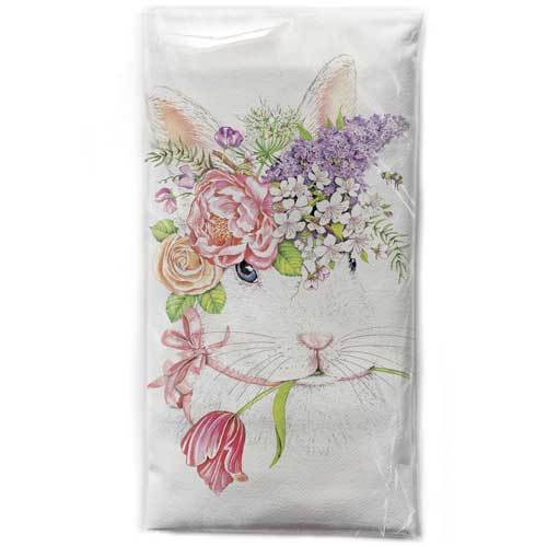 Blooming Bunny Flour Sack Towel