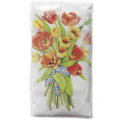 Tulip Bouquet Flour Sack Towel