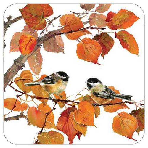 Autumn Birds Paper Plates
