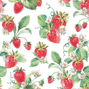 Michel Design Works Cotton Kitchen Potholder Strawberry Butterfly Berry Patch 