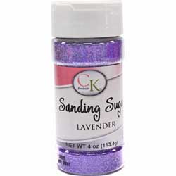 LTD QTY!  Lavender Fine Crystal Sanding Sugar