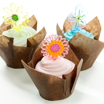 Spring Flower Cupcakes How-To