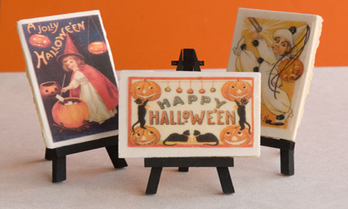 Halloween Postcard Cookies How-To