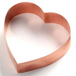 Pomegranate Heart Custom Copper Cutter