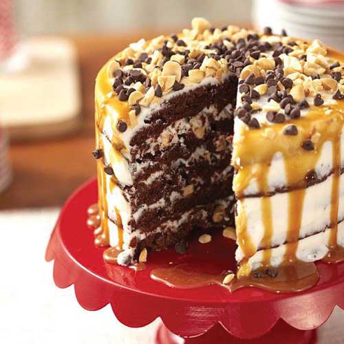 Layered Brownie Cake