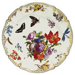 SOS!  Pink Butterfly Tin Plate