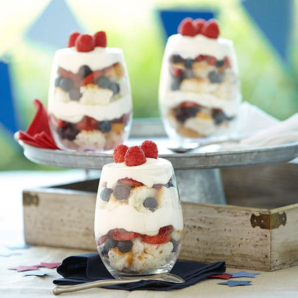Summer Berry Mini Trifles