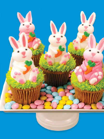 Sweet Bunnies Cupcakes How-To