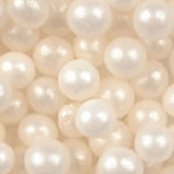 6mm Edible Pearls Ivory, 2 oz jar