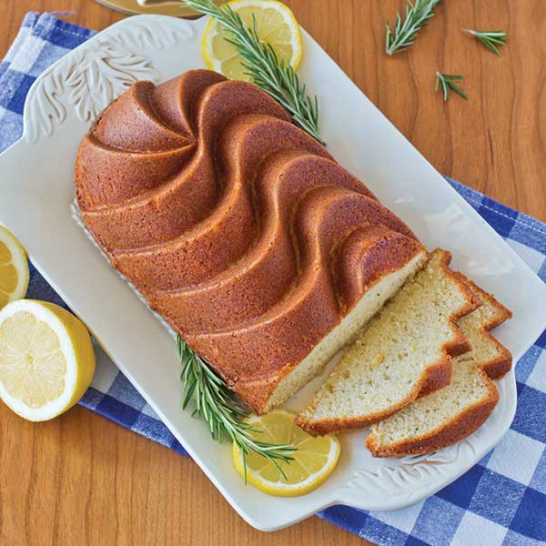 Lemon Rosemary Loaf Cake