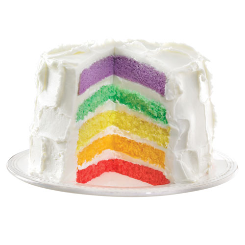 Rainbow Layer Cake Recipe