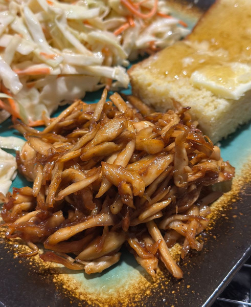 BBQ Pulled King Oyster