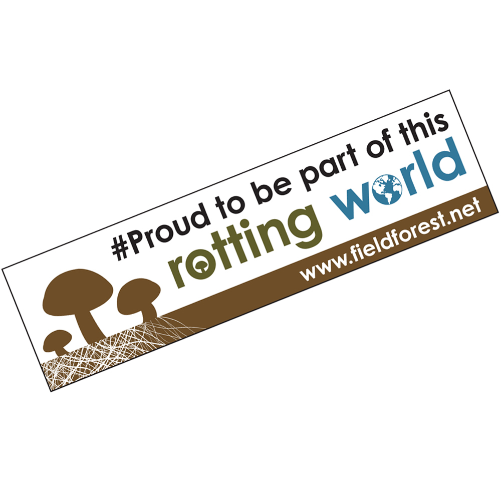 F&FP "Proud to be part of this rotting world" Bumper Sticker
