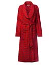 Women's Irish Cotton Flannel Robe-  Royal Stewart Tartan Design