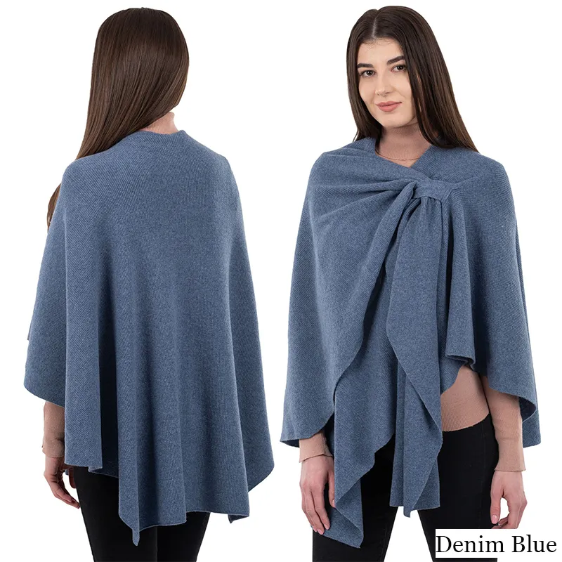 Ladies Asymmetrical 100% Lambswool Shawl  view 10