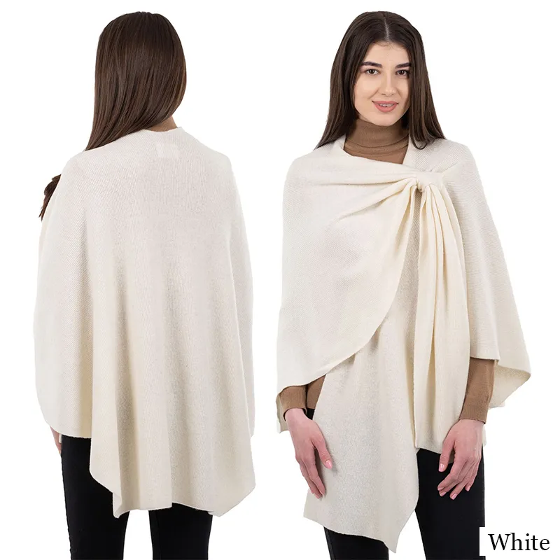 Ladies Asymmetrical 100% Lambswool Shawl  view 12
