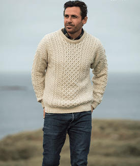 Men's Irish Sweaters | Fisherman Wool Sweaters from Ireland| 100% ...