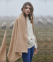 Lambswool Shawl Camel Lifestyle 2 Gaelsong